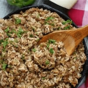 Steamed Rice or Dirty Rice